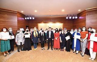 Pursaklar Belediyesi Saray Hanım Evi’nde mezuniyet...