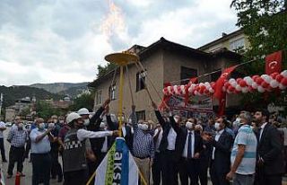 Reşadiye’de doğalgaz sevinci