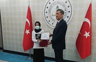 Resim yarışmasında Türkiye ikincisi oldu