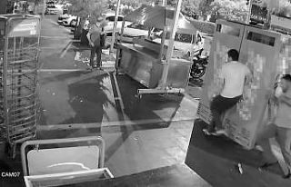 Restoranda dehşet anları