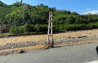 Rize’de sel felaketinden etkilenen 272 trafonun...