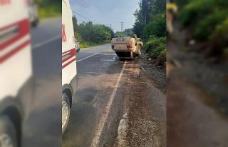 Rize’de trafik kazası kaza: 5 yaralı