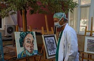 Sağlık çalışanlarına şükran sergisi gerçekleşti