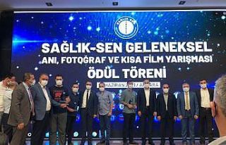 Sağlık Sen kısa film yarışmasının birinci ve...