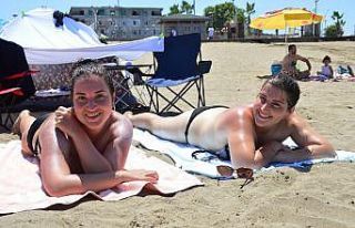 Sakarya’da Bodrum sahillerini aratmayan görüntüler