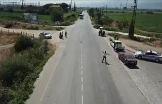 Salihli Jandarma’dan drone destekli denetim