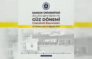 Samsun Üniversitesi lisansüstü öğrenci alım...