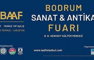 Sanat ve antika meraklıları Baaf Bodrum’da buluşuyor