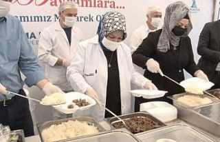 Sancaktepe’de kurban kesim alanında kavurma ziyafeti