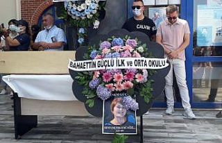 Sanem öğretmen son yolculuğuna uğurlandı