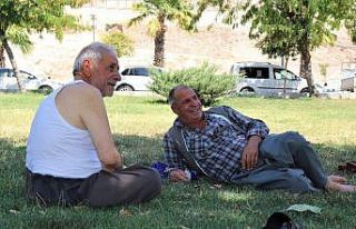 Şanlıurfa’da sıcak hava bunalttı