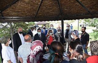Şehit aileleri, AK Parti’nin düzenlediği piknikte...
