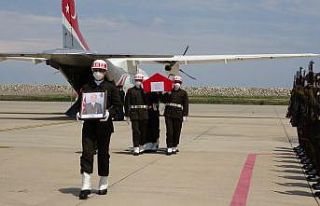 Şehit astsubayın cenazesi memleketi Ordu’ya getirildi