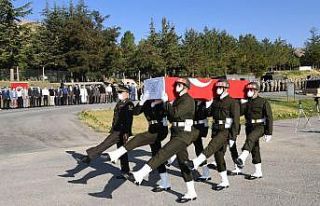 Şehit Çelebi için uğurlama töreni