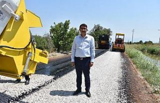 Şehzadeler Belediyesi’nden ovaya soğuk asfalt