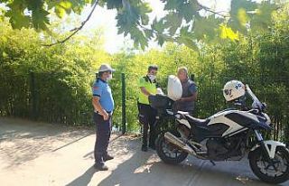 Sekapark’ta motosiklet kullanımına sıkı denetim