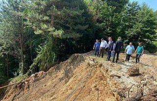 Selde hayatını kaybeden vatandaşın ailesini ziyaret...