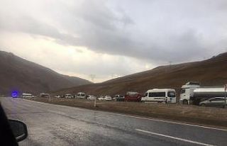 Selden dolayı kapanan yol ulaşıma açıldı