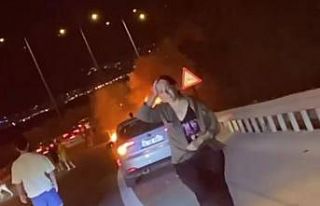 Seyir halindeki kamyonet yandı, 6 yaşındaki çocuk...