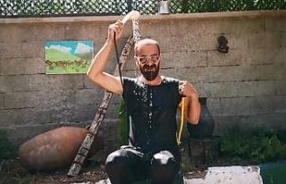 Sıcağa alışık olmayan Erzurumlular serinlemek...