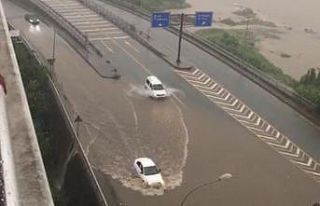 Şiddetli yağış Rize’yi etkisi altına aldı