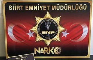 Siirt’te eroin maddesi ele geçirildi