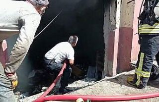 Siirt’te yakıt kazanlarında çıkan yangın itfaiye...