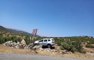 Siirt’te yoldan çıkan araç kayalara çarparak...