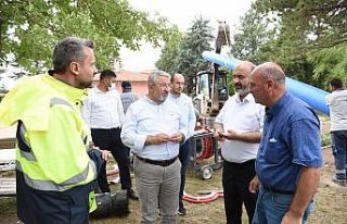 Sıklık bölgesinde bulunan yeraltı suları şebekeye...