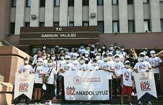 Sinoplu gençler Samsun’da