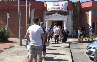 Sinop’ta aşı kuyruğu