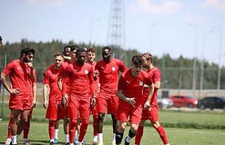 Sivasspor Petrocub maçına hazırlanıyor