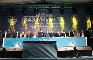 Sivas’ta 343 milyon TL’lik 13 projenin temeli...