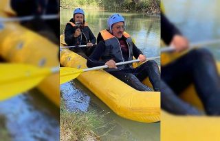 Sivas’ta rafting heyecanı