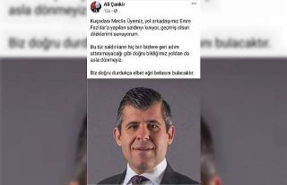 Siyasilerden belediye meclis üyesi Emre Fazlılar’a...