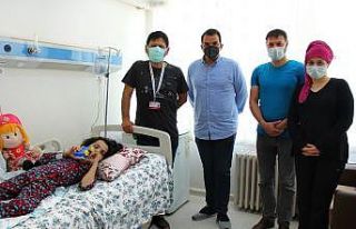 Skolyoz hastası Elanur şifayı Sivas’ta buldu