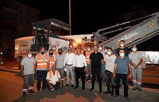 Sokullu Caddesi’nde gece başlayan çalışma sabah...