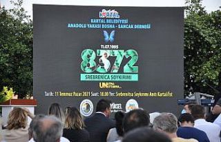 Srebrenitsa Katliamı’nın kurbanları Kartal’da...