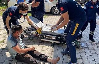 Sulama yaparken elektrik akımına kapıldı