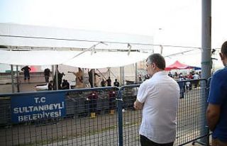 Sultanbeyli’de koronavirüs önlemleri alınarak...