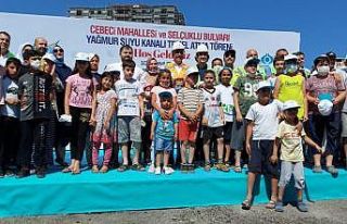 Sultangazi’de yağmur suyu kanalının temeli atıldı