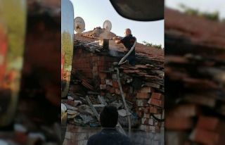 Tandırlık yangını korkuttu