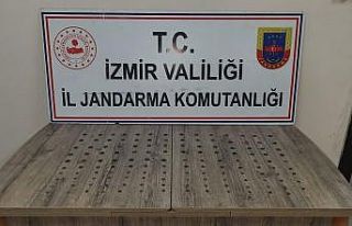 Tarihi eser ticaretini jandarma engelledi