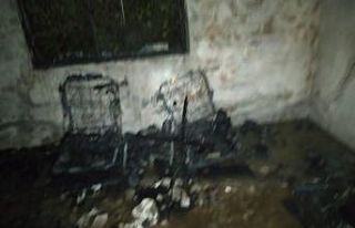 Tarsus’ta ev yangını