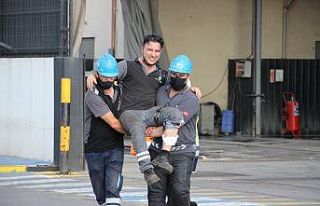 Tatbikatı mühendisler planlayınca izleyenler geçek...