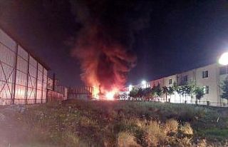 Tekirdağ’da fabrika yangını