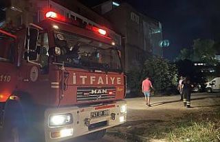 Tekstil atölyesinin elektrik panosunda çıkan yangın...