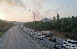 TEM Otoyolu’nda bayram yoğunluğu erken başladı