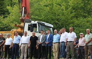 Türkeli’de köprü inşaatının temeli atıldı
