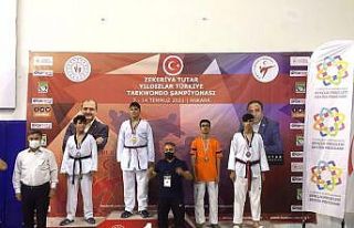 Türkiye Taekwondo Şampiyonasında Elazığlı sporcu...